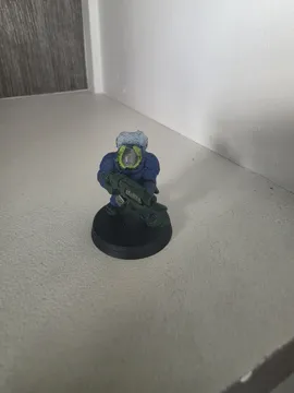 Modelo para impresión 3D: Dwarf with Carbine — vista de referencia 4