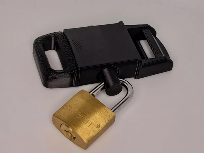 Lockable Buckle, Abschliesbare Schnalle no support