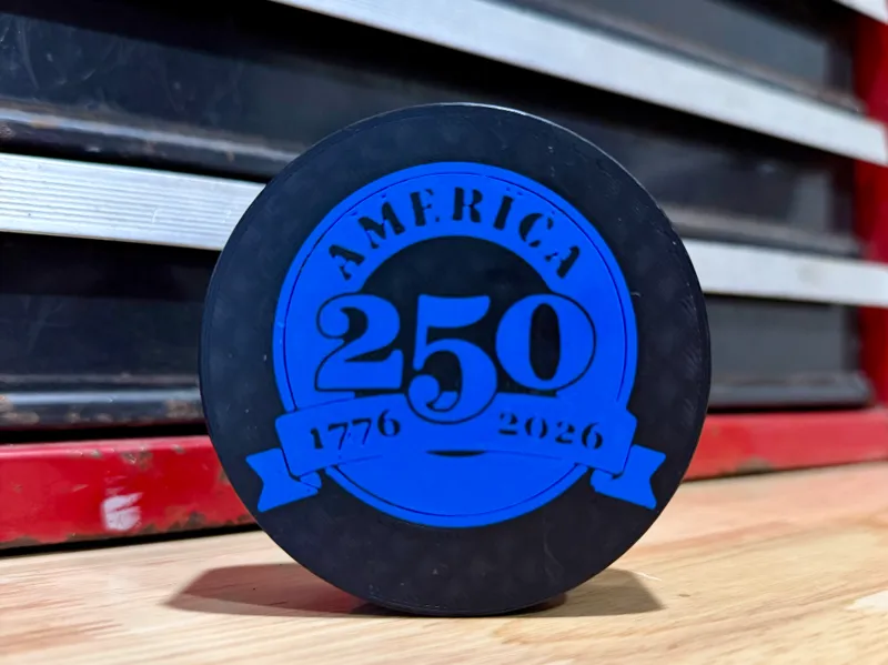 America 250 Hockey Puck - 1776-2026