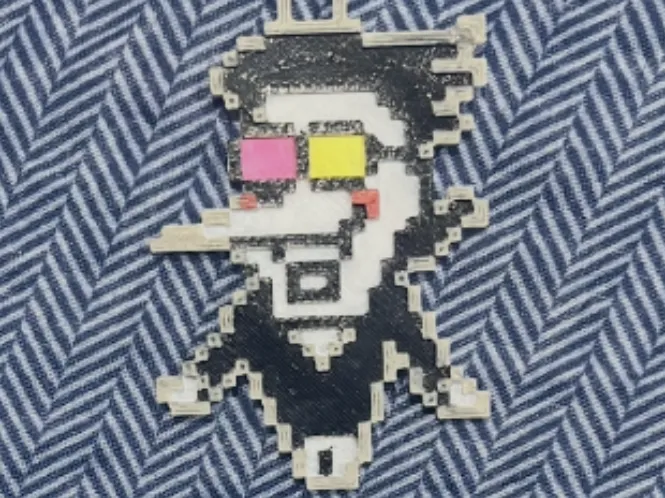Spamton Keychain