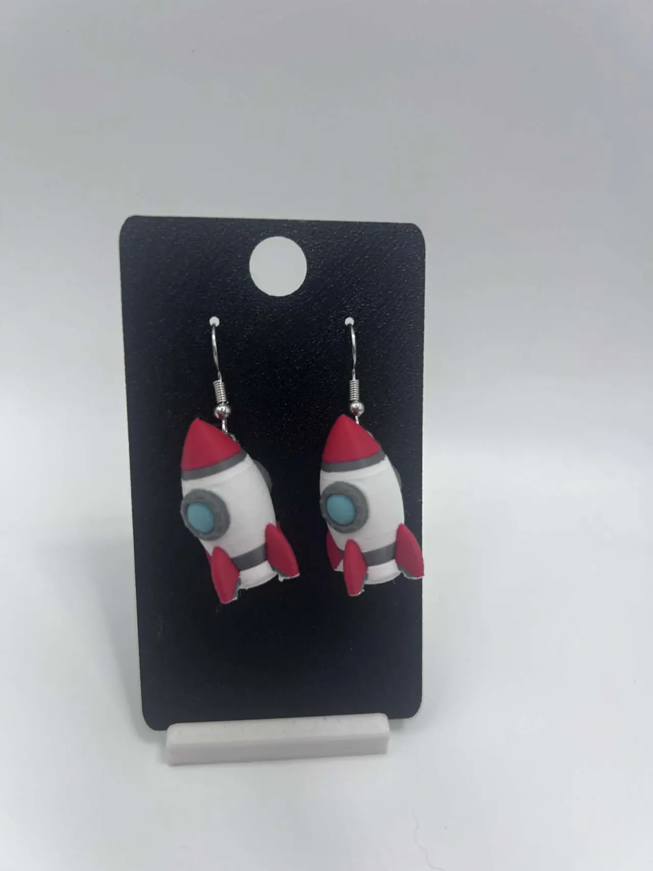 Rocket Ship Earrings view 2
