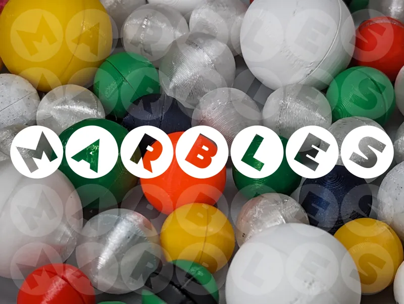 Marbles  (13.6mm, 14mm, 16mm, 18mm, 24.5mm)