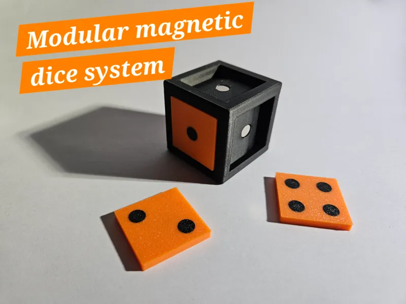 Modular Dice with magnet