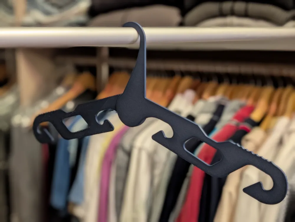 Foldable Clothes Hanger by Dennis.Zng MakerWorld