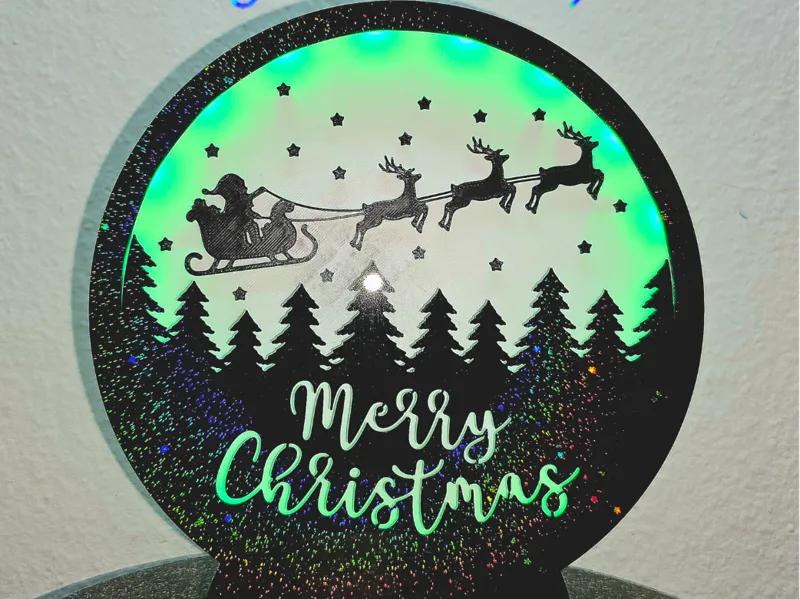 Merry Christmas Dekolampe