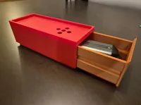 Double height drawer, for laser module or bigger objects