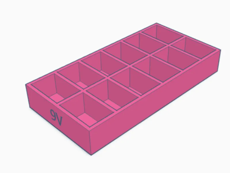 9 Volt Battery Case
