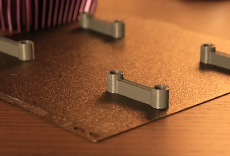 Tiny strong bracket for PC under desk mounting