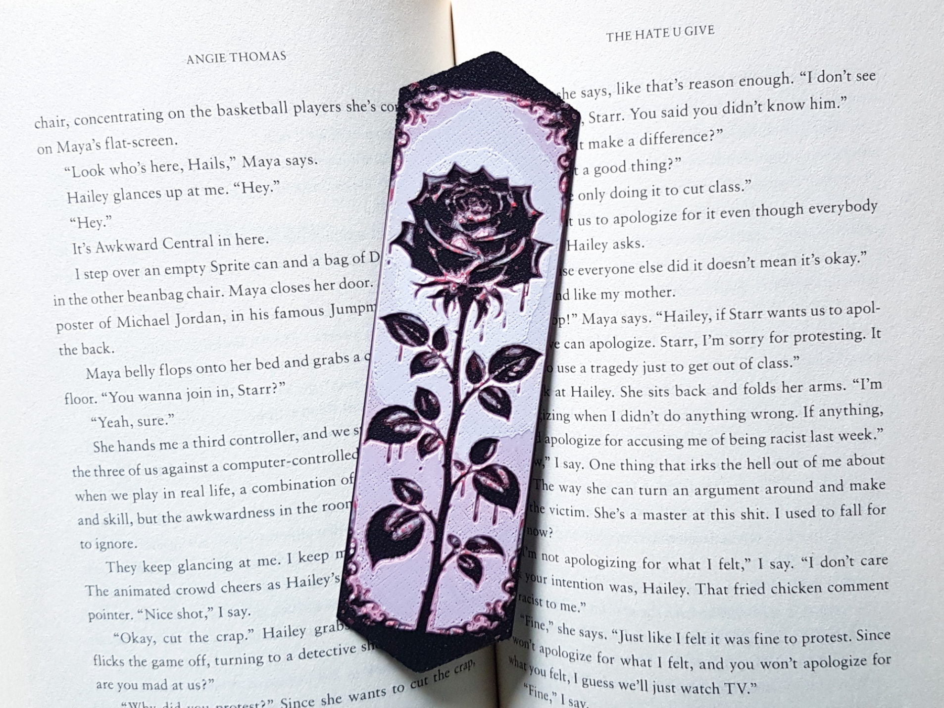 Bookmark, Gothic Rose