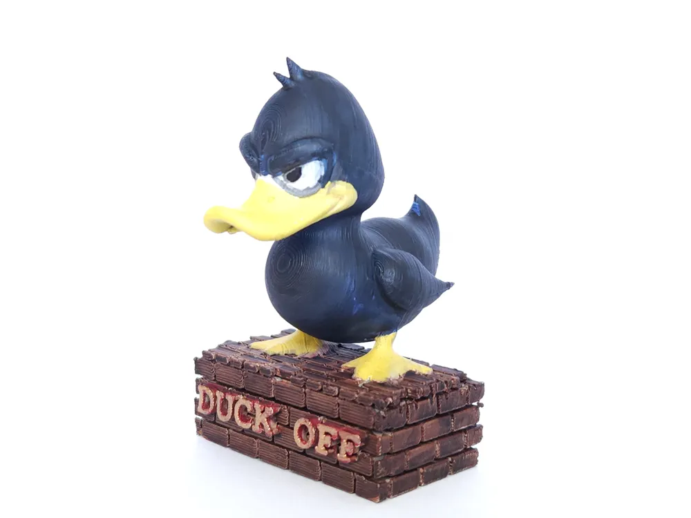 Angry Duck - Duck Off - Free 3D Print Model - MakerWorld