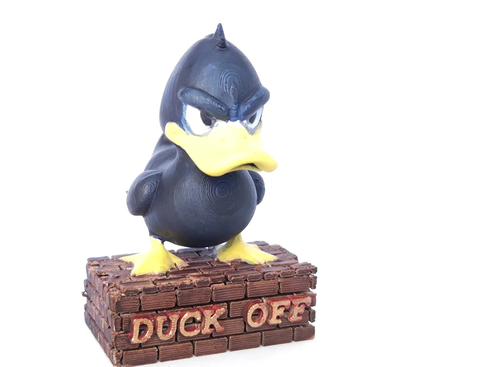 Angry Duck - Duck Off - Free 3D Print Model - MakerWorld
