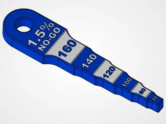 #60-160 Roller Chain Stretch Guage