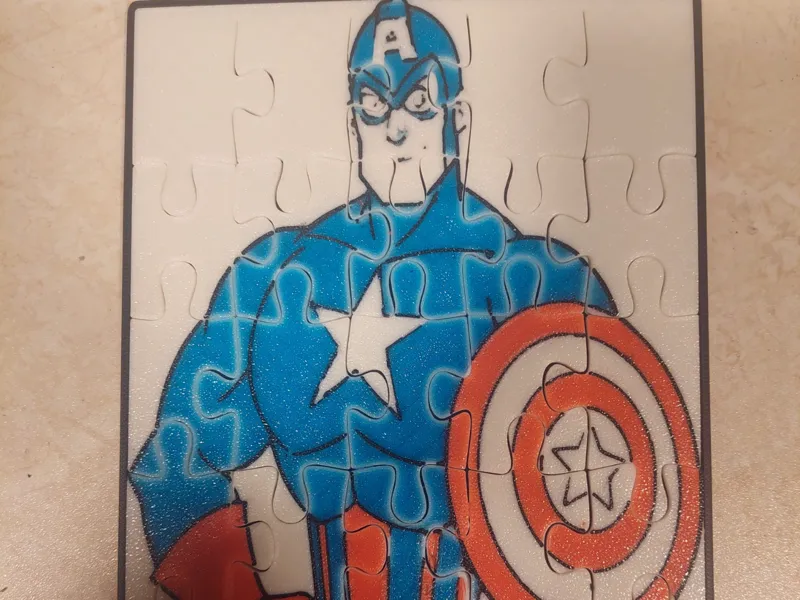 Kids Puzzle Captain America