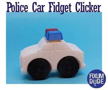 Police Car Fidget Clicker