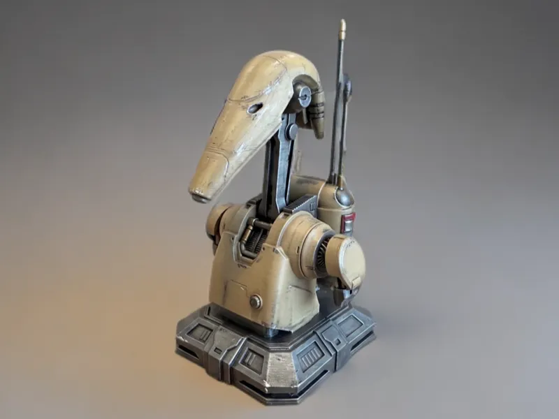 B1 Battle Droid Bust - A Star Wars Collectible