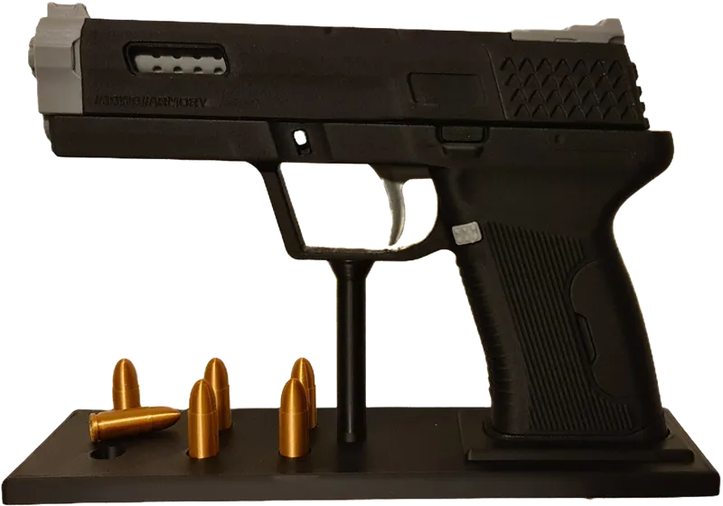 Stand 9mm Simple Concept Pistol