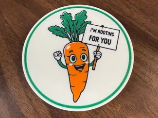 I'm Rooting For You! Carrot Coaster