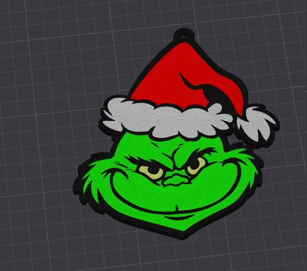 Grinch Earrings view 2