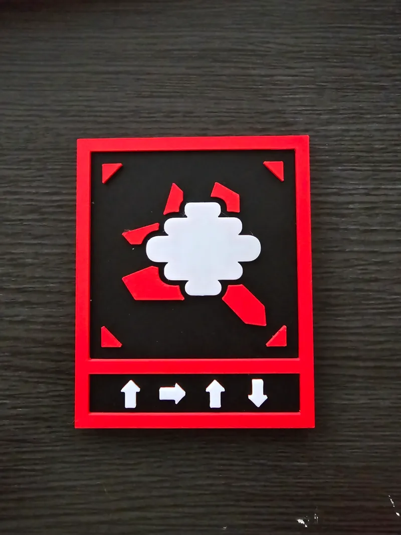 Magnetic Helldivers 2 Eagle Smoke Strike Plaque