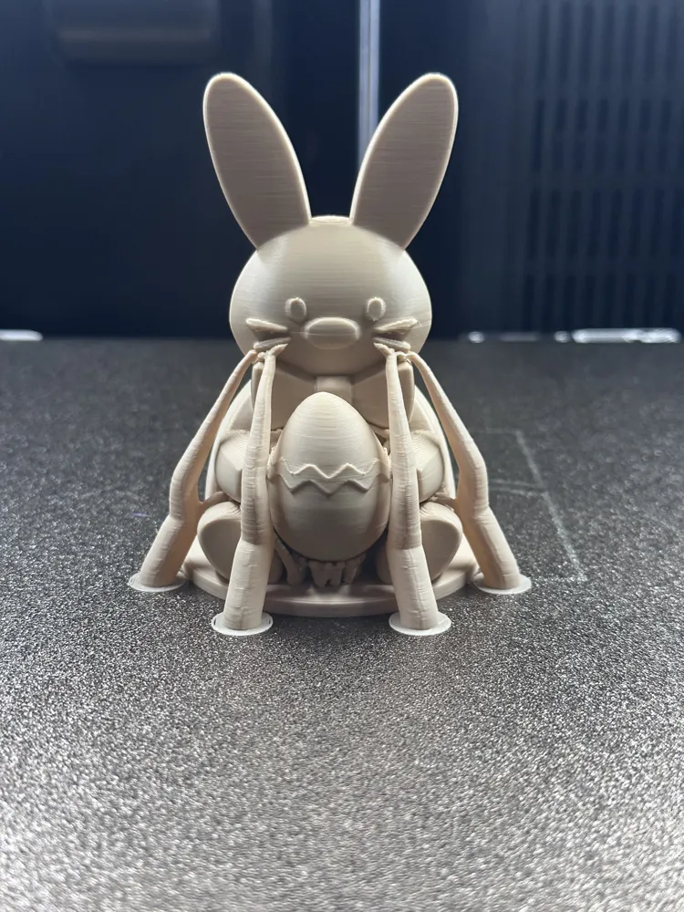 Easter Bunny With Egg - Free 3D Print Model - MakerWorld