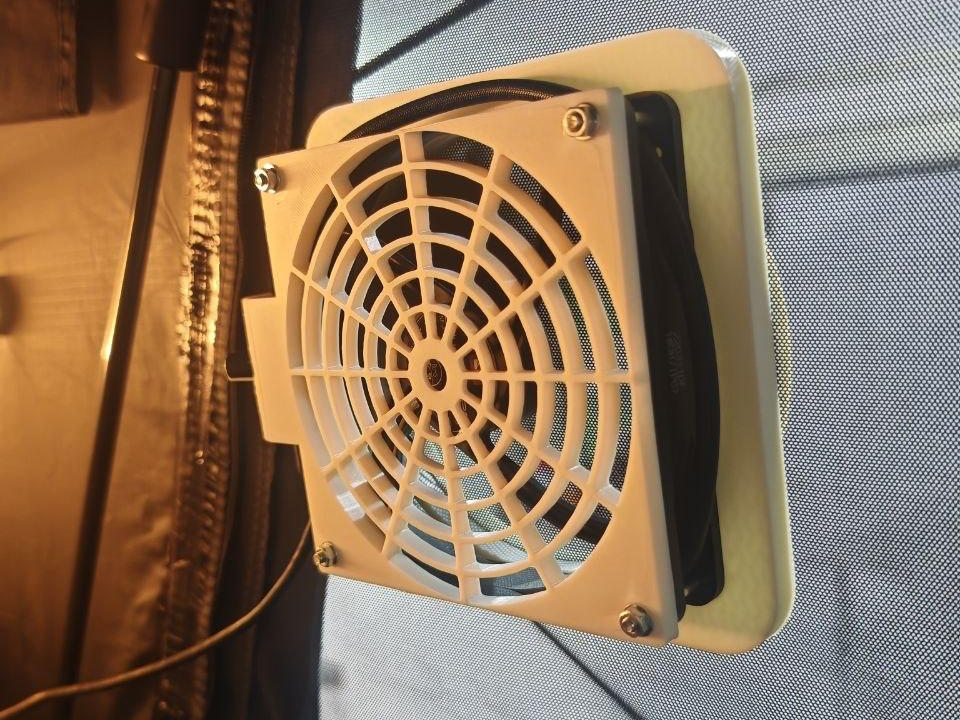 Magnetic Tent Fan Mount with speed controll