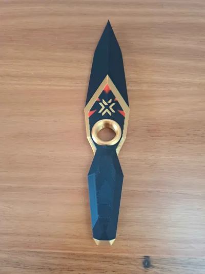 Valorant - Champions 2023 Kunai - Free 3D Print Model - MakerWorld