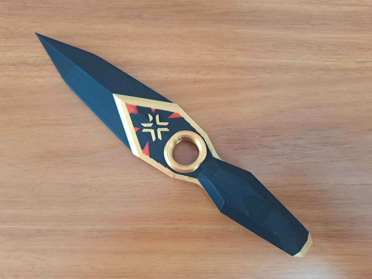 Valorant - Champions 2023 Kunai - Free 3D Print Model - MakerWorld