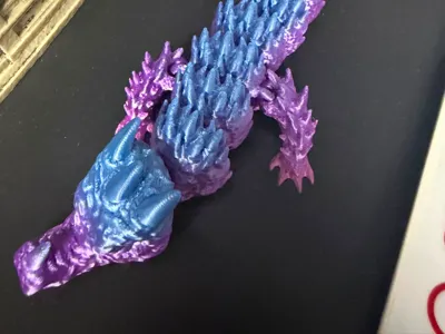 Flexi Dragon 1 Colour/Rainbow