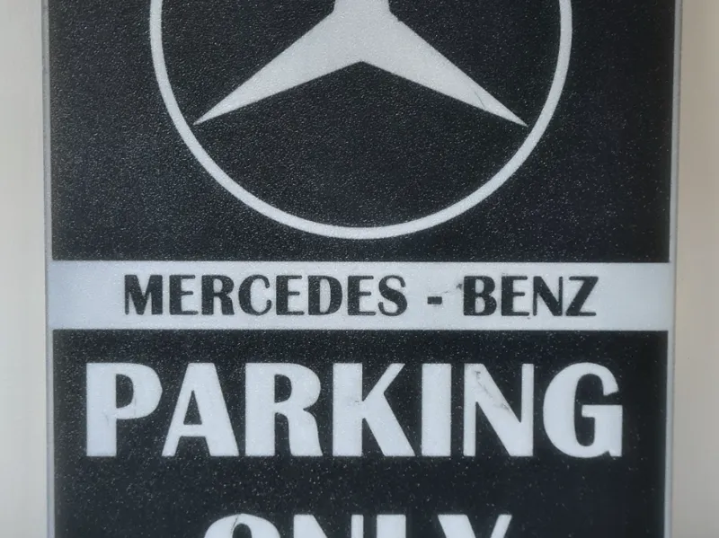 Mercedes Benz Parking Only