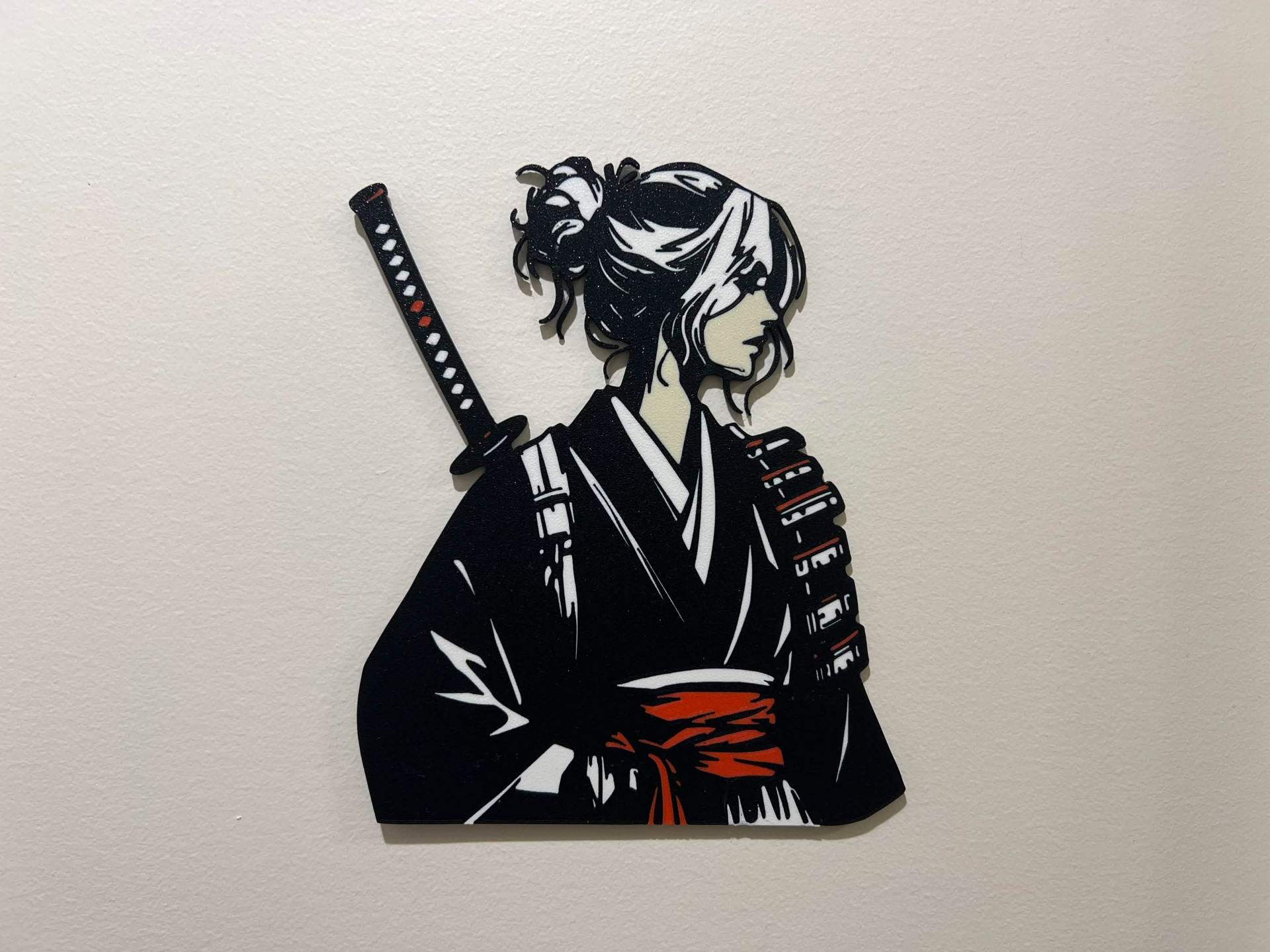 Girl Samurai Wall Art