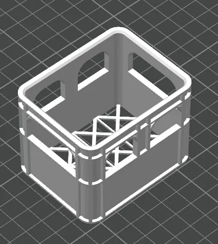 Battery beer crate empty