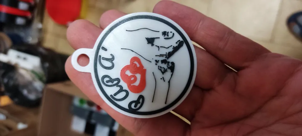 Father's Day keychain - Free 3D Print Model - MakerWorld
