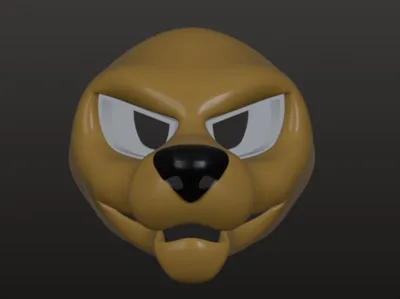 Fursuit Lion Headbase - By Saberwolfstudio