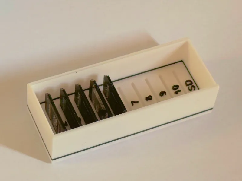 SD Card Storage Box with Sliding Lid (10 Slots)