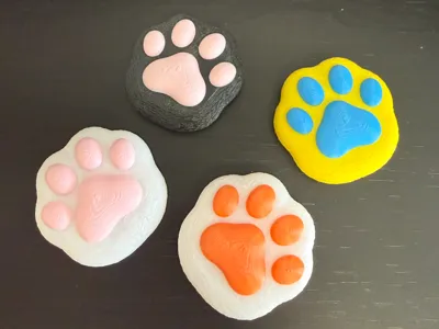 Cute Cat Paw Refrigerator Magnet
