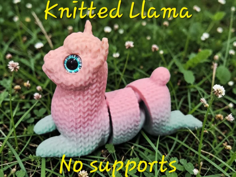 SC Knitted Llama/Alpaca - glass eye compatible
