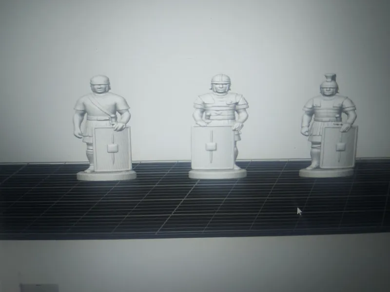 Catan 3D + Cities & Knights  Romans  game pieces