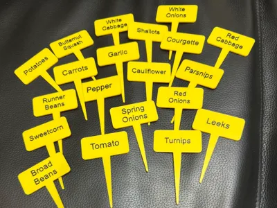 Customisable Plant Markers with Storage Options