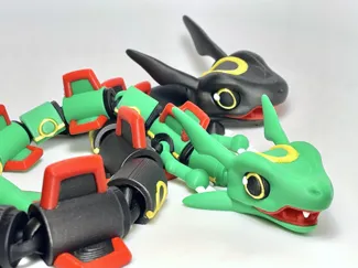 Baby Rayquaza Cute Articulated Dragon- 5 Color
