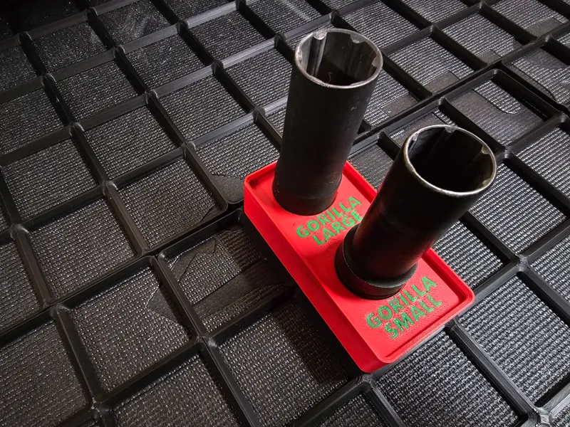 Gorilla 1/2in Drive Spline Key Gridfinity