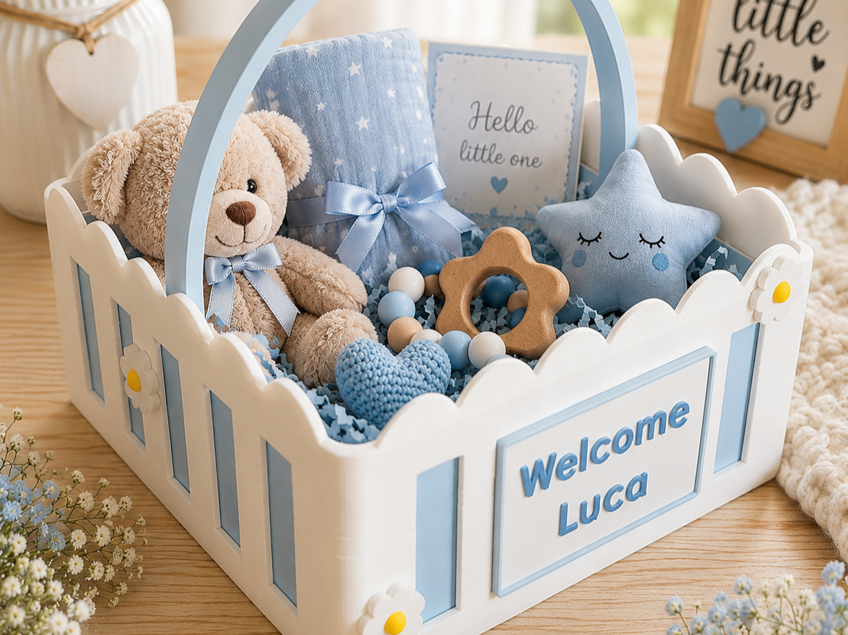 Personalisierbares Geschenk Körbchen