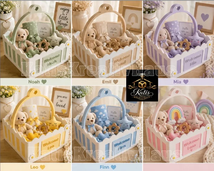 Personalisierbares Geschenk Körbchen view 4