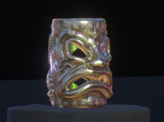 Hawaiian Tiki Tower