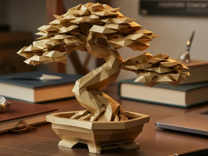 Low Poly Bonsai v15
