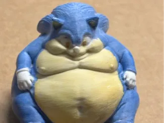 Thick Sonic – Sitting Pose