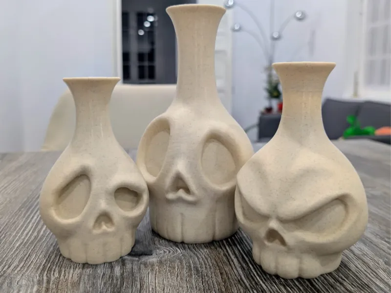 Jarrones calaveras 