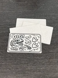 Dino Scenes - Dual Color Plates