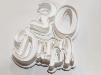Dirty 30 Cookie Cutter