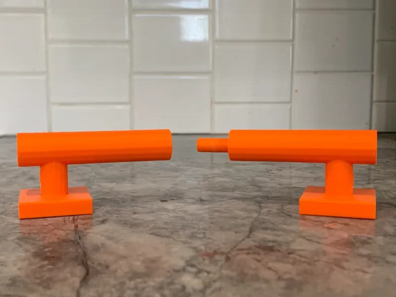 fingerboard grind rail