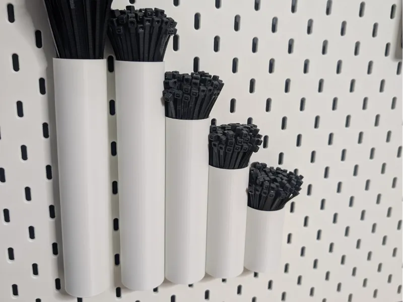 Zip Tie Organizer For IKEA Skadis